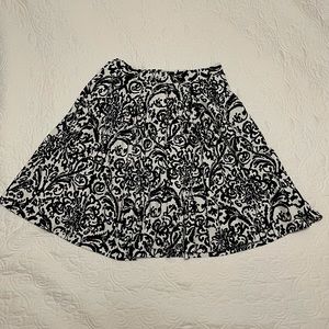 Black and white skirt